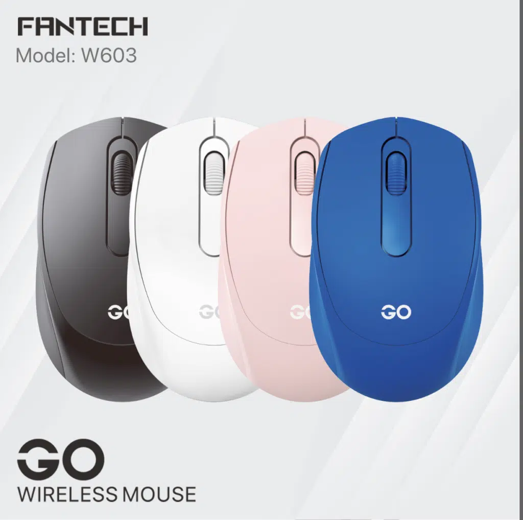 FANTECH W603 GO SERIES 1600dpi Wireless 2.4GHz Optical Sensor Mouse For PC Laptop