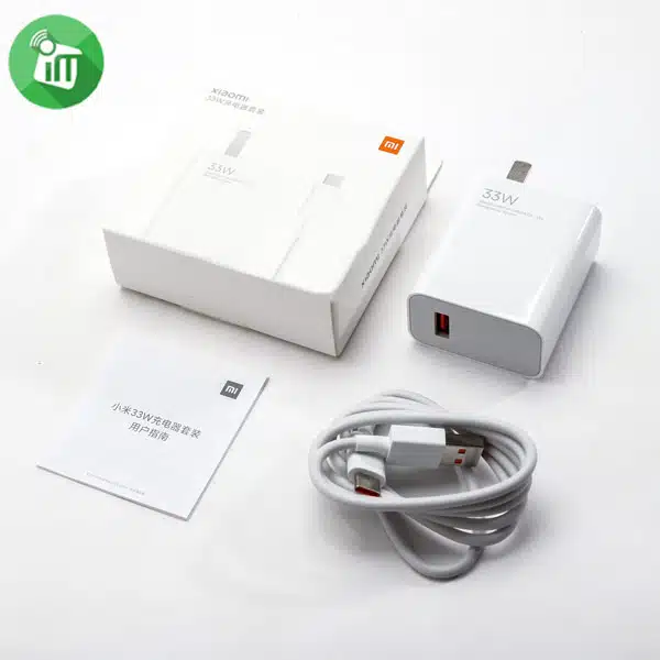 Xiaomi-Mi-33W-Fast-Charger-Travel-Adapter-With-USB-A-to-USB-C-Cable