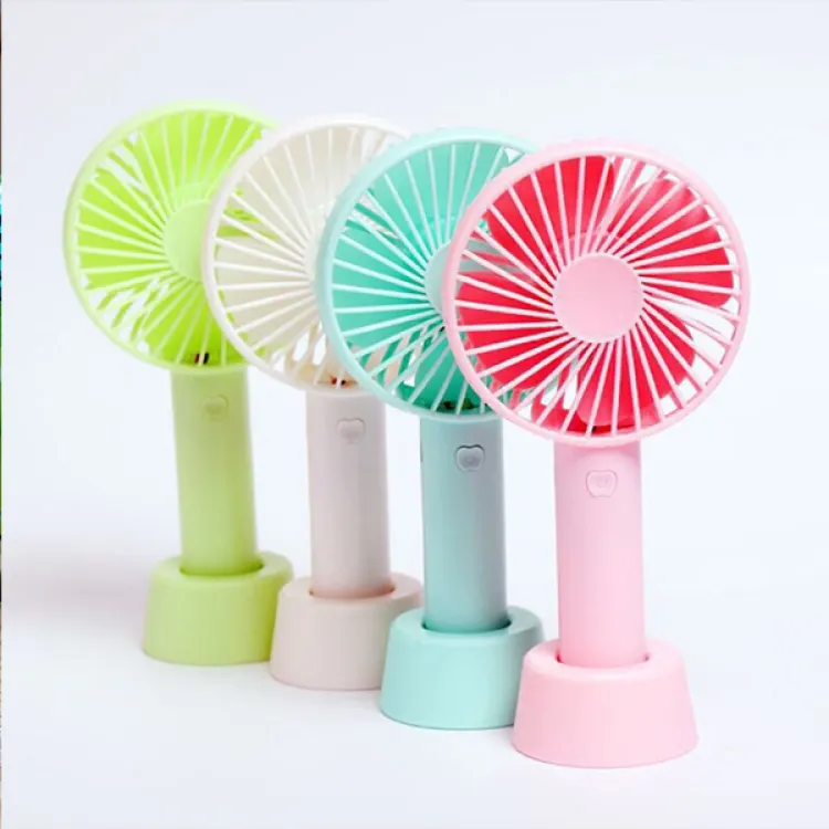 Mini Rechargeable Usb Charging Portable Hand Fan Multicolor