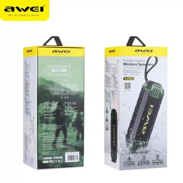 Awei Y280 Portable Waterproof Bluetooth Speaker