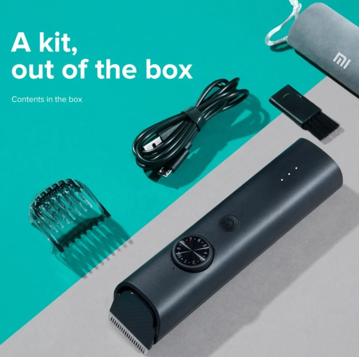 Black Xiaomi Mi Beard Trimmer 2