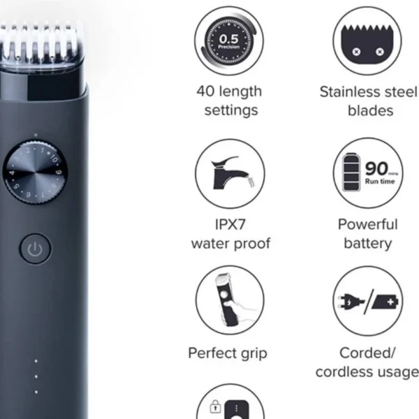 Black Xiaomi Mi Beard Trimmer 2