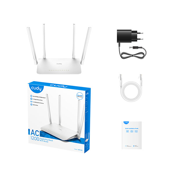 Cudy WR1300 AC1200 Gigabit Dual Band Wi-Fi Router