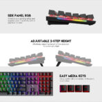 Fantech MAXFIT108 MK855 Blue Switch RGB Mechanical Keyboard