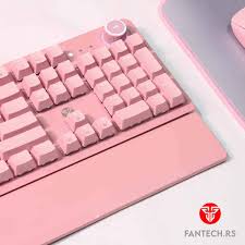 Fantech MAXPOWER MK853 SAKURA EDITION Blue Switch RGB Mechanical Keyboard