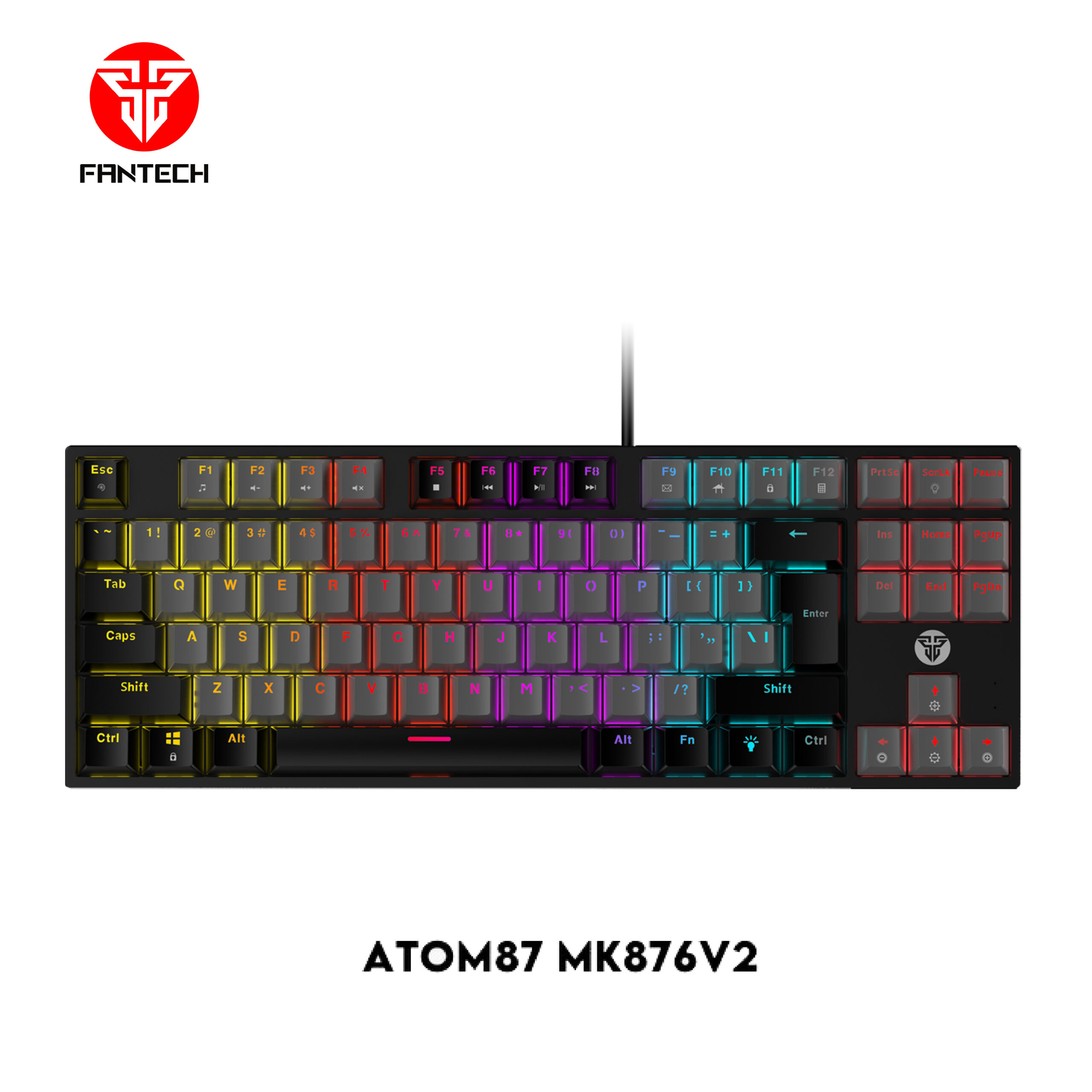 Fantech MK876 TKL RGB Mechanical Gaming Keyboard