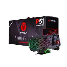 Fantech P51 5 In 1 Gaming Combo - Hitam