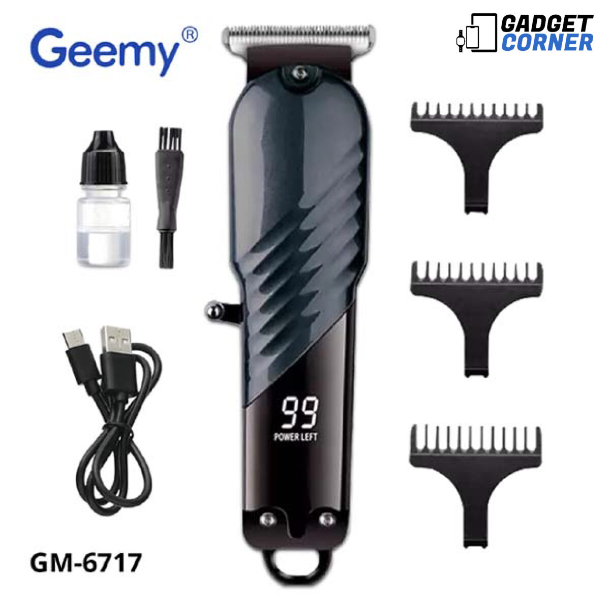 Geemy GM-6717 Professional Hair Trimmer