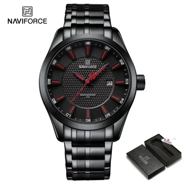 Naviforce 8032 CH – Black Red For Men