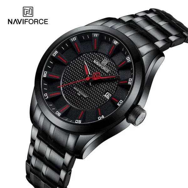 Naviforce 8032 CH – Black Red For Men