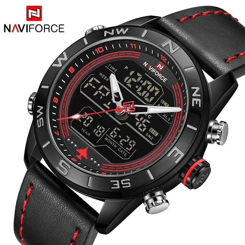 Naviforce 9144 L – Black Red