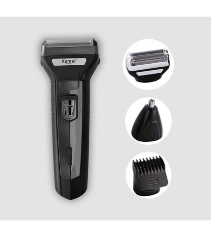 Kemei Km-6330 3 In 1 Grooming Kit Shaver Clipper Nose Trimmer