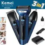 Kemei Km-6330 3 In 1 Grooming Kit Shaver Clipper Nose Trimmer - Image 3