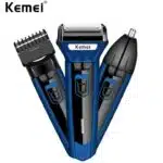 Kemei Km-6330 3 In 1 Grooming Kit Shaver Clipper Nose Trimmer - Image 4