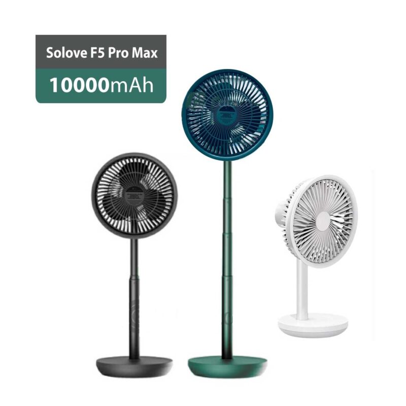 Xiaomi SOLOVE F5 Pro Max Rechargeable Fan 10000mAh Battery