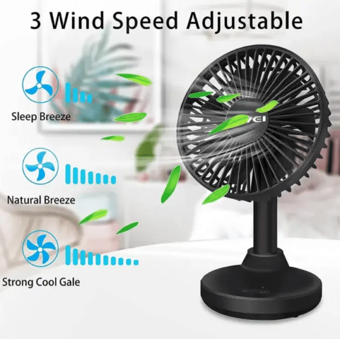 Awei F29 Desktop Oscillating Rechargeable Fan