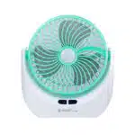 JY Super lithium rechargeable mini table fan with LED light - JY-1880