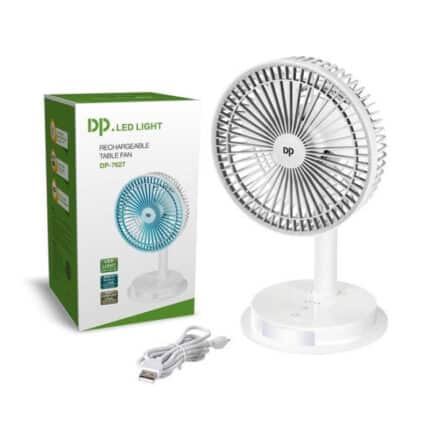 Duration Power DP-7625 Rechargeable Small Table Fan