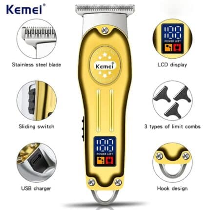 HTC AT-176 Beard Trimmer and Hair Clipper for Men