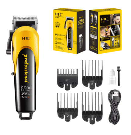 HTC CT-8082 Professional Hair Clipper and Beard Trimmer Salon Series for Men