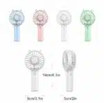 Handheld Fan Portable USB Rechargeable Desk Small Cooling Fan - Image 3