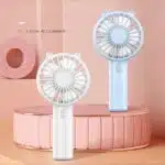 Handheld Fan Portable USB Rechargeable Desk Small Cooling Fan - Image 2
