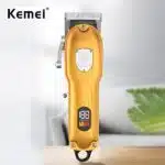 Kemei KM-802 Metal Engraving Hair Clipper with LED Display - Image 7