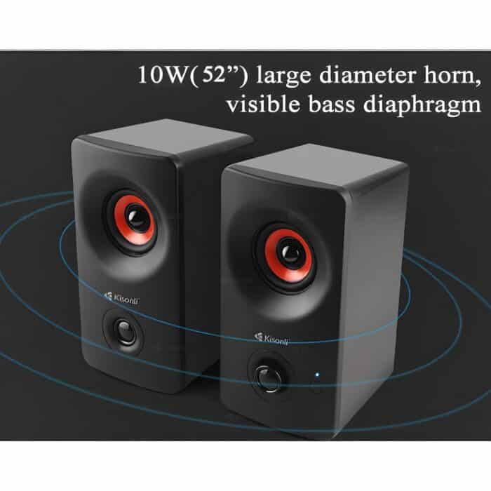 KISONLI AC-9002BT Sired Bluetooth Speaker bluetooth speaker, or PC speaker