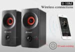 KISONLI AC-9002BT Sired Bluetooth Speaker bluetooth speaker, or PC speaker