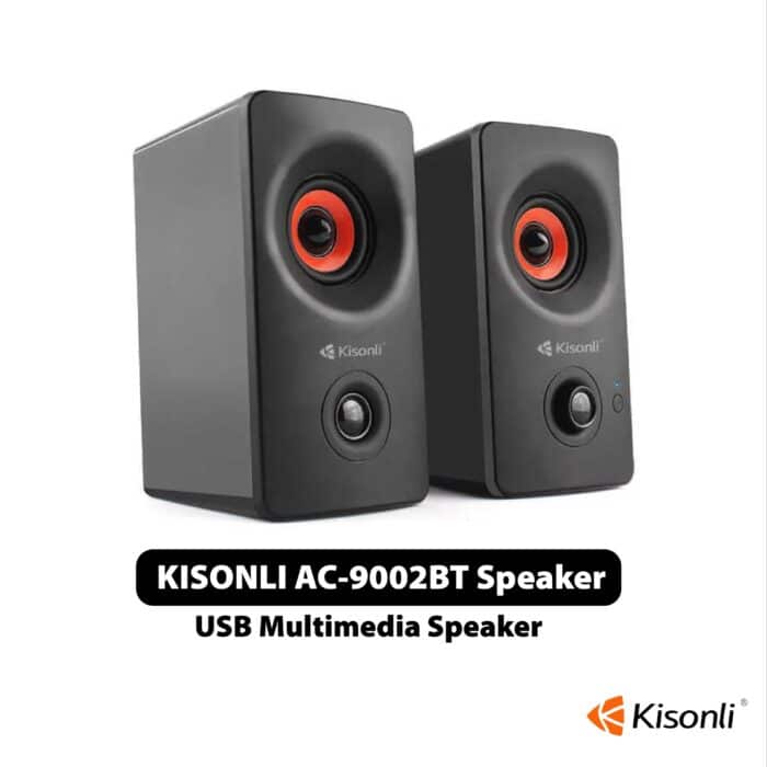 KISONLI AC-9002BT Sired Bluetooth Speaker bluetooth speaker, or PC speaker