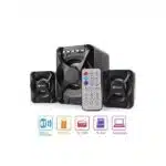 KISONLI U2500BT USB 2.1 Computer Bluetooth Speaker with FM TF AUX Remote Control