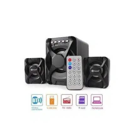 KISONLI U2500BT USB 2.1 Computer Bluetooth Speaker with FM TF AUX Remote Control