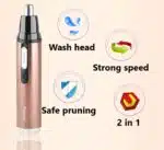 Kemei KM-6629 Rechargeable Hair and Nose Trimmer - Image 3