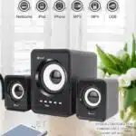 Kisonli U-2800BT Multimedia Wireless USB 2.0 Bluetooth Speaker