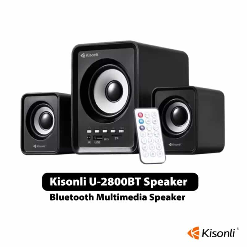 Kisonli U-2800BT Multimedia Wireless USB 2.0 Bluetooth Speaker