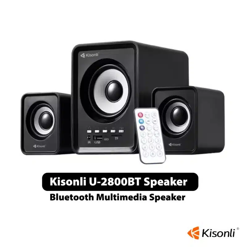Kisonli U-2800BT Multimedia Wireless USB 2.0 Bluetooth Speaker