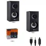 Kisonli U9001 USB Multimedia Speaker Wooden - Image 4