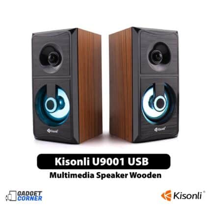 Kisonli U9001 USB Multimedia Speaker Wooden