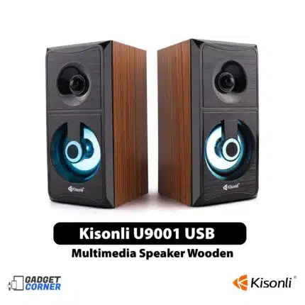 Kisonli U9001 USB Multimedia Speaker Wooden