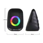 Kisonli X27 wire cable four in one Speaker - Image 4