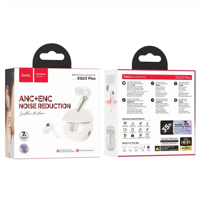 Hoco EQ23 Plus Duke Ⅱ ANC+ENC True Wireless Bluetooth Earbuds