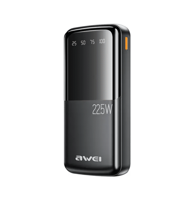 Awei P13K 20000mAh Super Fast Charge 22.5W PD+QC Digital Display Slim Powerbank
