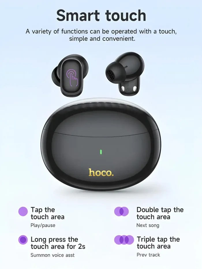 Hoco EQ17 ANC+ENC True Wireless Bluetooth Earbuds