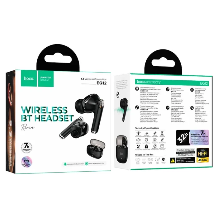 Hoco EQ12 Rima TWS Bluetooth Wireless Earbuds