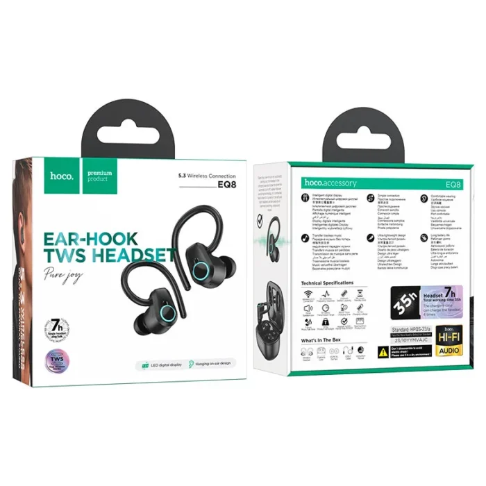 Hoco EQ8 Pure Joy True Wireless Bluetooth Earbuds