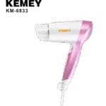Kemei KM-6833 Cool & Hot Electric Foldable Hair Dryer
