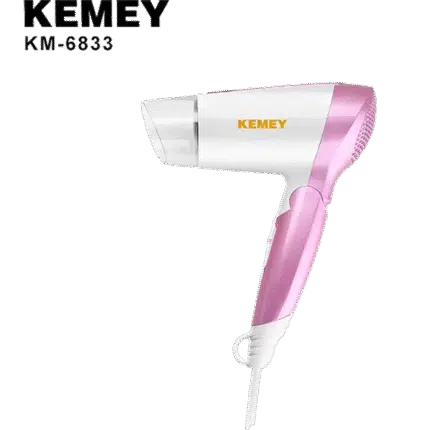 Kemei KM-6833 Cool & Hot Electric Foldable Hair Dryer