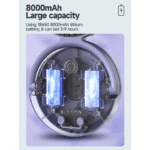 Dp-7637 Rechargeable Automatic Rotating Mini Table Desk Fan - Image 4