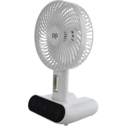 DP Rechargeable Touch Mini Table Fan With Lamp - DP-7624