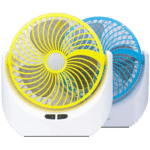 JY Super lithium rechargeable mini table fan with LED light - JY-1880
